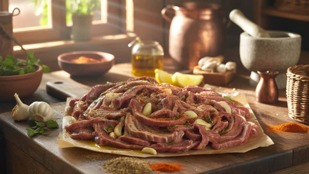 Traditionele gyros maken