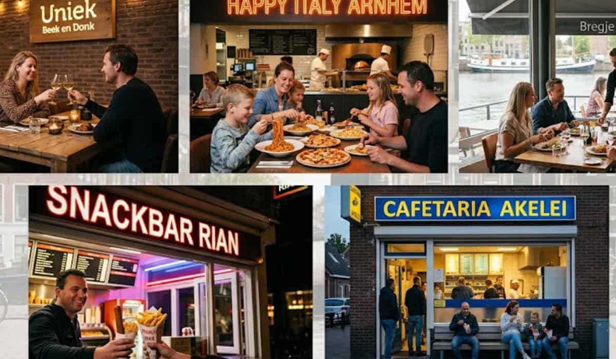 Populaire plekken voor eten, drinken en overnachten in Nederland
